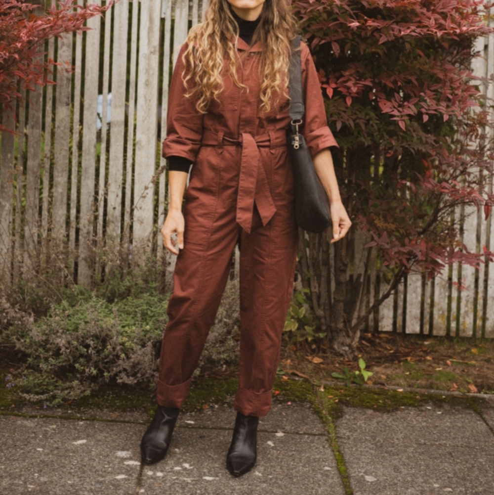 Cloth & Stone Brown Jumpsuit